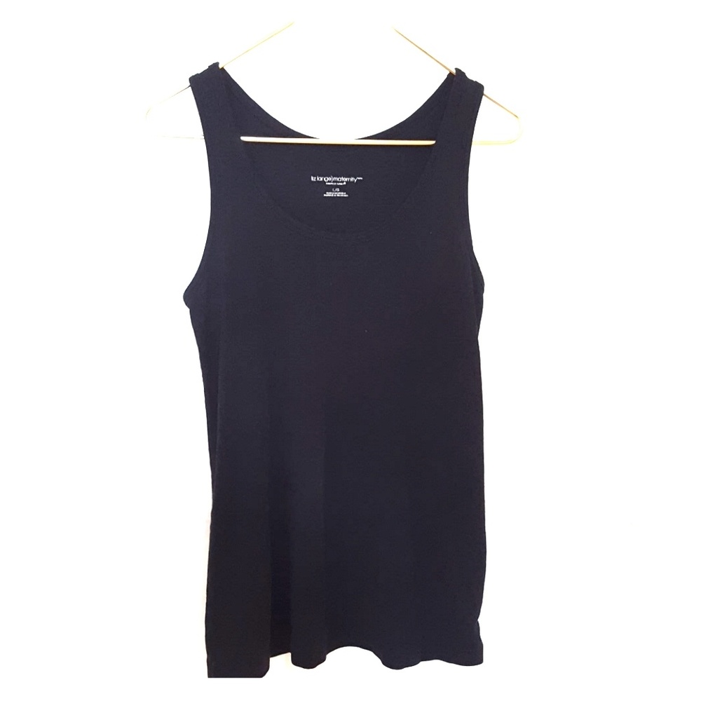 Liz Lange Maternity for Target Black Tank Top L Quanty 2